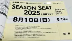 8/10(日)paypayドーム駐車券　駐車場予約券