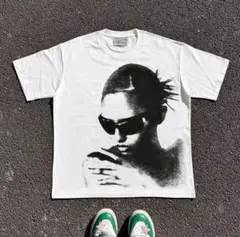 graphic print t opium y2k 00 archive