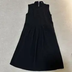 ブラック ノースリーブ ワンピース M