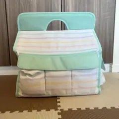 たまひよ オムツストッカー ボーダー柄
