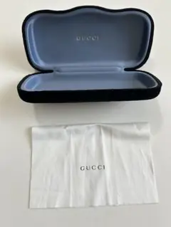 【美品】GUCCI ブラック ベロア 眼鏡ケース
