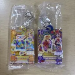 アイカツ　ガチャガチャアクリルチャーム　２つセット 新条ひなき・紅林珠璃