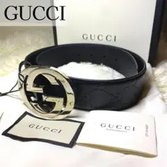【新品】 GUCCI シマ GG柄 現行デザイン 男女兼用 インターロッキング