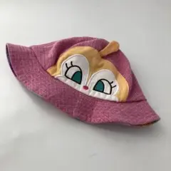 ベビー　女の子　アンパンマン　ドキンちゃん　リバーシブル　帽子