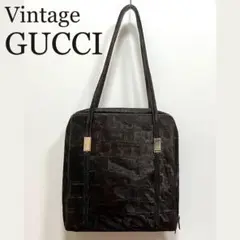 【希少品】GUCCI 90s ヴィンテージバッグ ハラコ素材