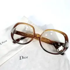 【美品】Christian Dior ディオール　クリア　ヴィンテージ　メガネ