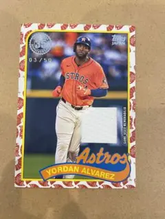 ヨルダンアルバレス　パッチカード　シリアル　topps 2024