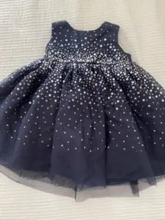 ベビー　ドレス　ネイビー