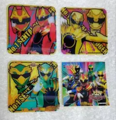 【ゴジュウジャー】Gロッソ 特典 ウルフ ティラノ イーグル シール付き