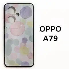 OPPO A79 5G ケース カバー パステル 水玉