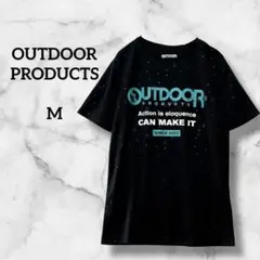 1303　アウトドアプロダクツ　Tシャツ　ブラック　半袖　カジュアル　アウトドア