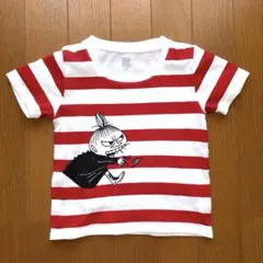 ⭐️親子コーデ⭐️グラニフ・リトルミー・紅白ボーダーTシャツ・ムーミン・90・ベビー