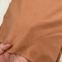 生地　くすみオレンジ