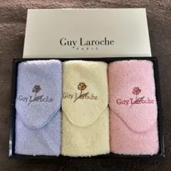 【未使用】ギラロッシュ Guy Laroche PARIS ミニタオル3点セット