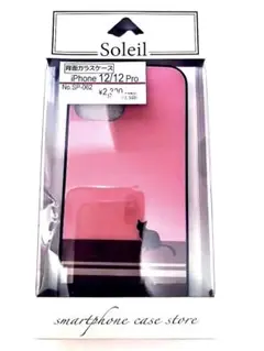 【匿名配送】新品未使用品 iPhone 12 スマホケース Soleil ピンク