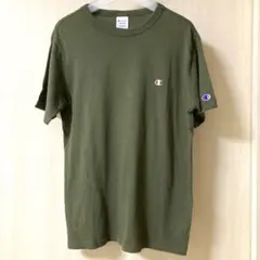 チャンピオンメンズTシャツ　カーキMサイズ
