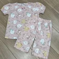 【美品】ふんわりねころん　半袖パジャマ　130