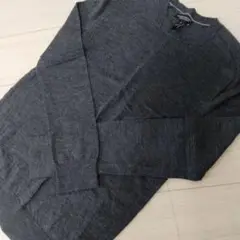 BANANA REPUBLIC メリノウール 長袖セーター M ダークグレー
