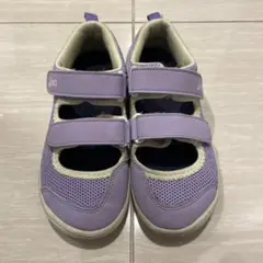 アシックスキッズサンダル19cmラベンダー