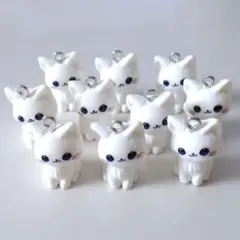 白猫チャーム 10個