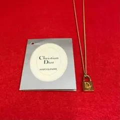 極 美品 レア クリスチャンディオール カデナ モチーフ ネックレス ペンダント