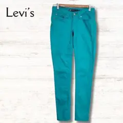 Levi's Demi Curve カラーパンツ ローライズ スキニー 緑