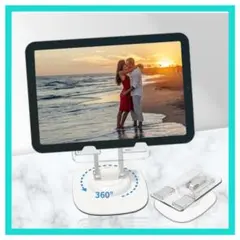 Tomorio iPadスタンド スマホ コンパクト スマホホルダー 軽量‎小型