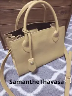 Samanthe Thavasa サマンサタバサ 2wayバッグ イエロー