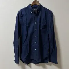 ビームスプラス BEAMS PLUS ボタンダウンシャツ ネイビー
