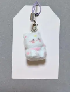 猫のキャラクター ストラップ