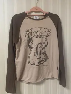 SCULPTOR APPAREL 長袖シャツ ベージュ/ブラウン