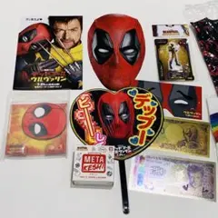 デッドプール＆ウルヴァリン　パンフレット　応援うちわ　marvel x-men デッドプール＆ウルヴァリン パンフレット 応援うちわ marvel x