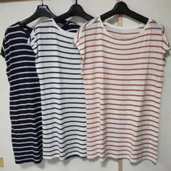 ユニクロボーダー チュニック 3色セット
