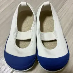 【教育バレー】ブルー 上履き バレーシューズ 16cm