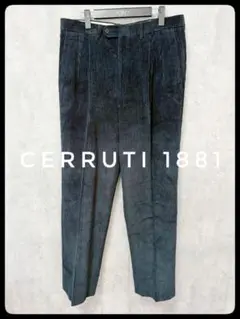 ✴️【美品・イタリア製】CERRUTI 1881 コーデュロイパンツ ネイビー