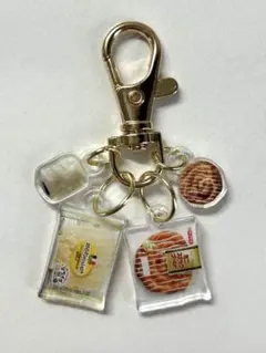 パン じゃらじゃらキーホルダー アクリル