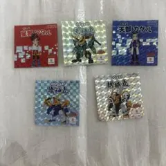 かっぱ寿司　魔神創造伝ワタルホログラムステッカー全5種