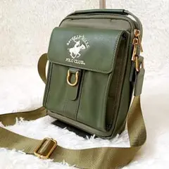 【美品】BEVERLY HILLS POLO CLUB ショルダーバッグ 緑