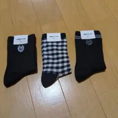 新品☆コムサイズム　子供用靴下★3足セット①16-18㎝