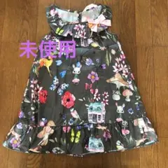 H&M クラシカル　アニマル　ワンピース　130【未使用】