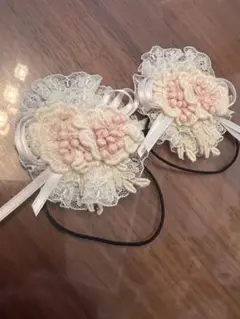 新品未使用品　さえらALBELOBELOヘアゴム２個セット