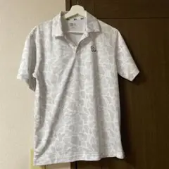 New Era ホワイトカモフラポロシャツ