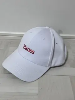 Hanes キャップ 帽子 綿100% ユニセックス ヘインズ 白
