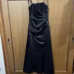 演奏会　ロングドレス　黒　made in USA