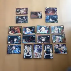 鬼滅の刃　カード＆シール　18枚