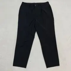 テーパードパンツ スラックス ウエストゴム ストレッチ 無地 お仕事 通勤 M