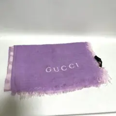 【送料無料】GUCCI グッチ ショール ストール パープル