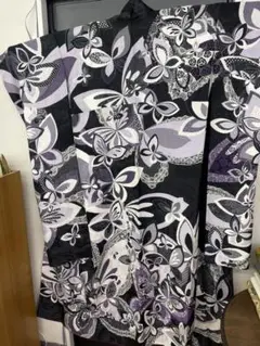 1267)着物 振袖 長襦袢 袋帯 3点セット 正絹 美品