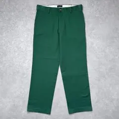 【極美品】LAND'S END カラーパンツ チノパン グリーン W79