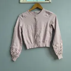 WILLSELECTION 薄ピンク紫 カーディガン